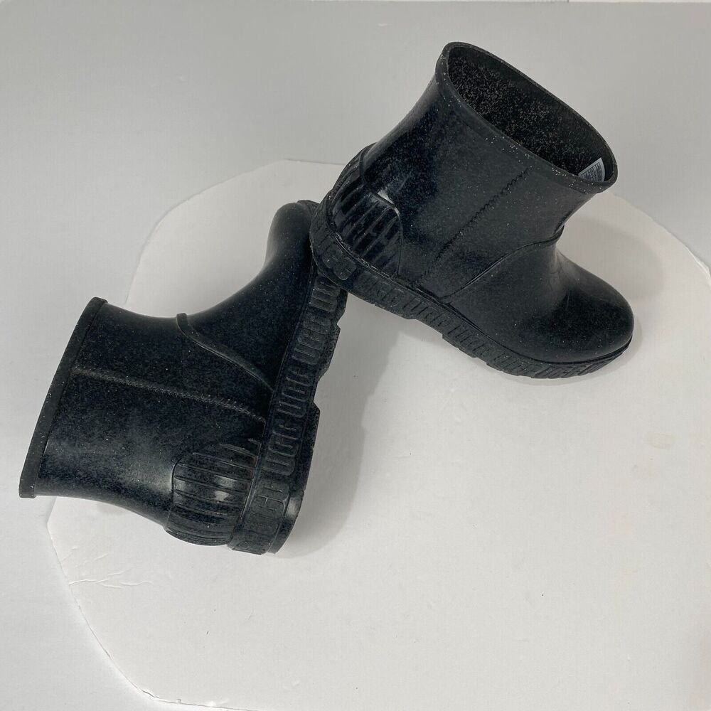 UGG Womens Drizlita Rain Boots 1136476K BLACK Size EURO 38 USA 6 Winter Snow - Picture 13 of 14